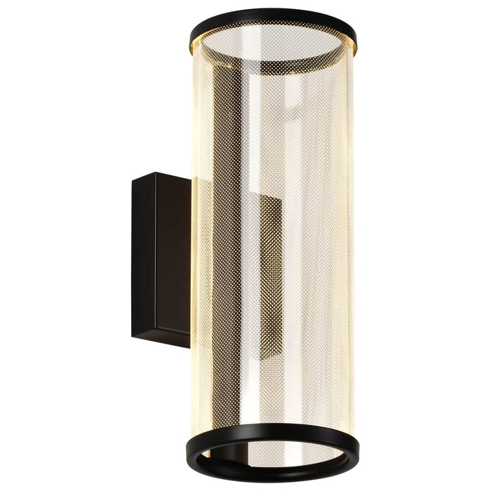 Sconce Nuvo 62-2042 Vale - 12 Inch LED Sconce - Matte Black - Silk Screened Acrylic Lens Nuvo