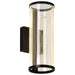 Sconce Nuvo 62-2042 Vale - 12 Inch LED Sconce - Matte Black - Silk Screened Acrylic Lens Nuvo