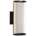 Sconce Nuvo 62-2042 Vale - 12 Inch LED Sconce - Matte Black - Silk Screened Acrylic Lens Nuvo