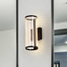 Sconce Nuvo 62-2042 Vale - 12 Inch LED Sconce - Matte Black - Silk Screened Acrylic Lens Nuvo