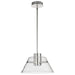 Pendant Nuvo 62-2051 Edmond - 14 Inch LED Pendant - Polished Nickel with Clear Glass - Polished Nickel Finish Nuvo