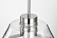 Pendant Nuvo 62-2051 Edmond - 14 Inch LED Pendant - Polished Nickel with Clear Glass - Polished Nickel Finish Nuvo