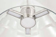 Pendant Nuvo 62-2051 Edmond - 14 Inch LED Pendant - Polished Nickel with Clear Glass - Polished Nickel Finish Nuvo