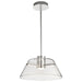 Pendant Nuvo 62-2052 Edmond - 17 Inch LED Pendant - Polished Nickel - Polished Nickel Finish Nuvo