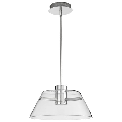 Pendant Nuvo 62-2052 Edmond - 17 Inch LED Pendant - Polished Nickel - Polished Nickel Finish Nuvo