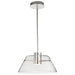 Pendant Nuvo 62-2052 Edmond - 17 Inch LED Pendant - Polished Nickel - Polished Nickel Finish Nuvo