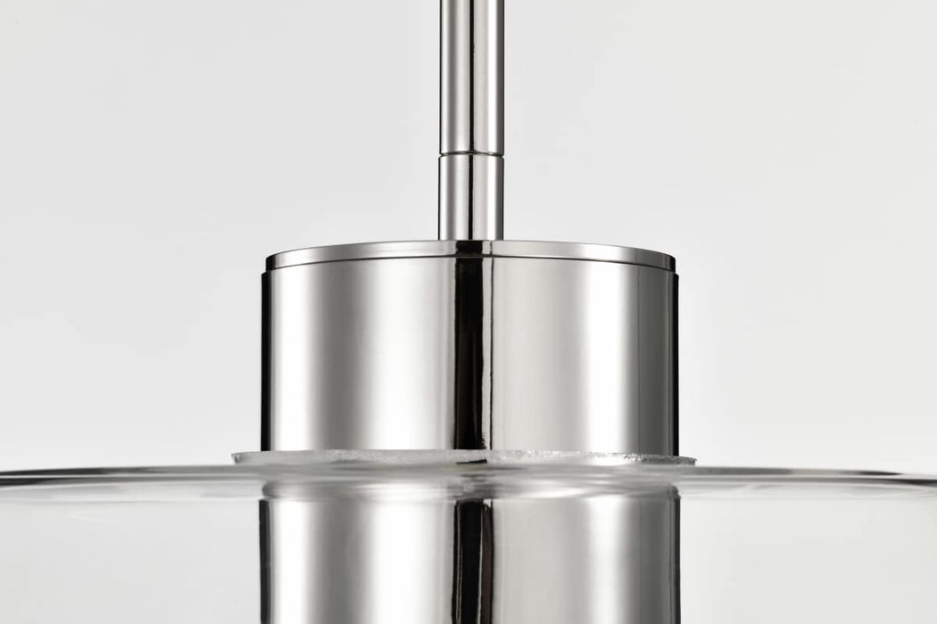 Pendant Nuvo 62-2052 Edmond - 17 Inch LED Pendant - Polished Nickel - Polished Nickel Finish Nuvo