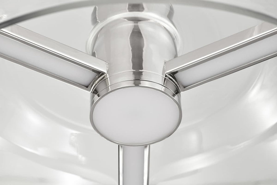 Pendant Nuvo 62-2052 Edmond - 17 Inch LED Pendant - Polished Nickel - Polished Nickel Finish Nuvo