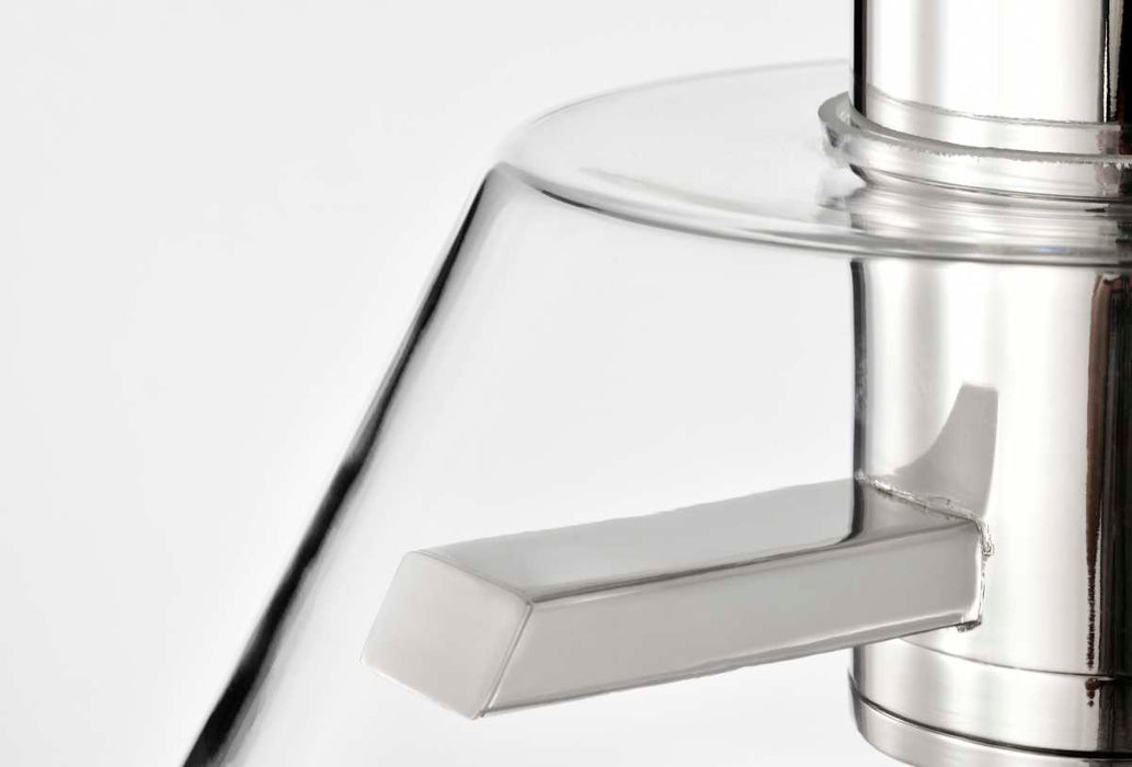 Semi Flush Nuvo 62-2053 Edmond - 14 Inch LED Semi Flush - Polished Nickel with Clear Glass - Polished Nickel Finish Nuvo