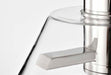 Semi Flush Nuvo 62-2053 Edmond - 14 Inch LED Semi Flush - Polished Nickel with Clear Glass - Polished Nickel Finish Nuvo