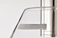 Semi Flush Nuvo 62-2053 Edmond - 14 Inch LED Semi Flush - Polished Nickel with Clear Glass - Polished Nickel Finish Nuvo
