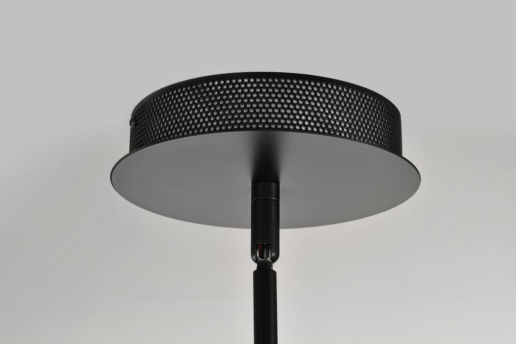 Pendant Nuvo 62-2061 Edmond - 14 Inch LED Pendant - Matte Black with Clear Glass Nuvo