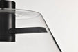 Pendant Nuvo 62-2062 Edmond - 17 Inch LED Pendant - Matte Black with Clear Glass Nuvo