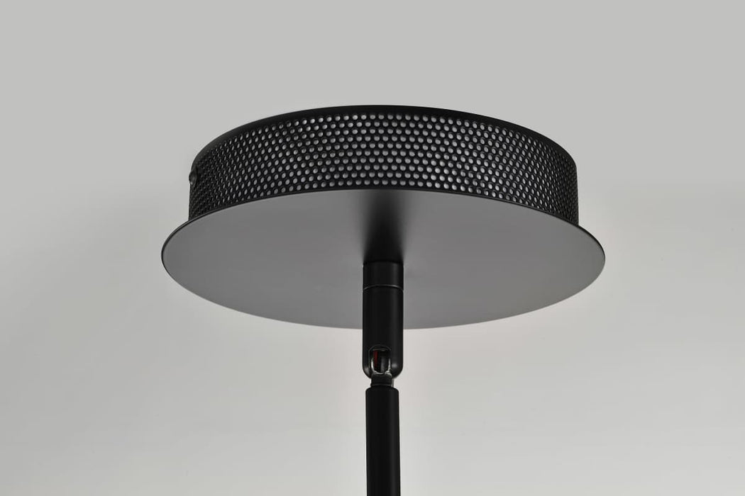Pendant Nuvo 62-2062 Edmond - 17 Inch LED Pendant - Matte Black with Clear Glass Nuvo