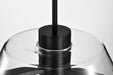 Pendant Nuvo 62-2062 Edmond - 17 Inch LED Pendant - Matte Black with Clear Glass Nuvo