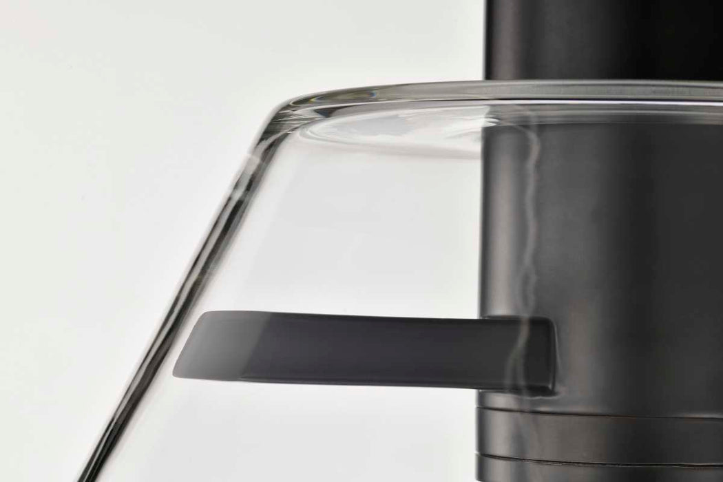 Semi Flush Nuvo 62-2063 Edmond - 14 Inch LED Semi Flush - Matte Black with Clear Glass Nuvo