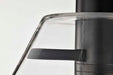 Semi Flush Nuvo 62-2063 Edmond - 14 Inch LED Semi Flush - Matte Black with Clear Glass Nuvo