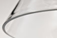 Semi Flush Nuvo 62-2063 Edmond - 14 Inch LED Semi Flush - Matte Black with Clear Glass Nuvo
