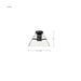 Semi Flush Nuvo 62-2063 Edmond - 14 Inch LED Semi Flush - Matte Black with Clear Glass Nuvo