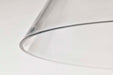 Semi Flush Nuvo 62-2064 Edmond - 17 Inch LED Semi Flush - Matte Black with Clear Glass Nuvo
