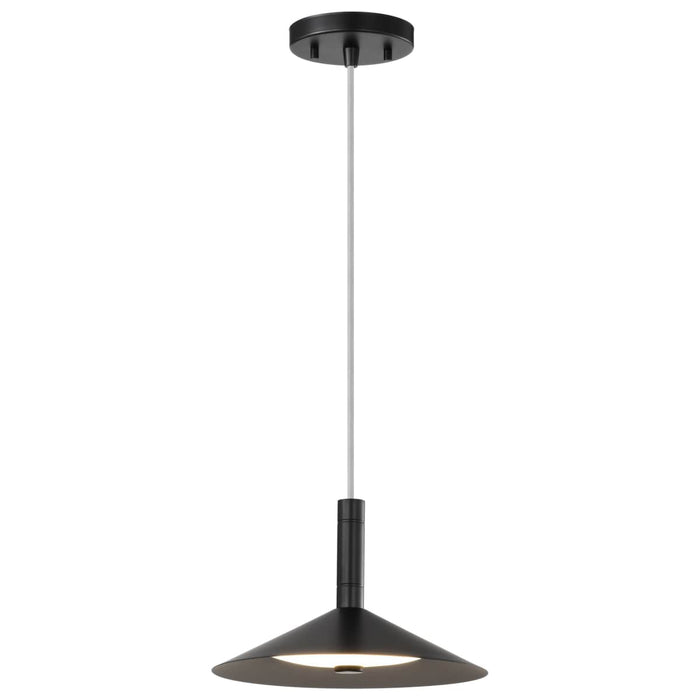 Pendant Nuvo 62-2071 Corrine - 10 Inch LED Pendant - Matte Black - 3K/4K/5K CCT Selectable Nuvo