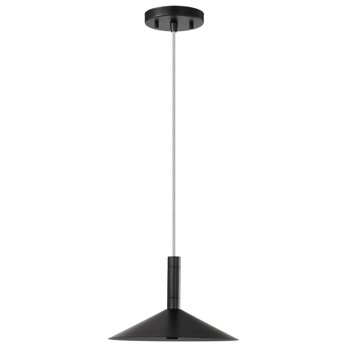 Pendant Nuvo 62-2071 Corrine - 10 Inch LED Pendant - Matte Black - 3K/4K/5K CCT Selectable Nuvo