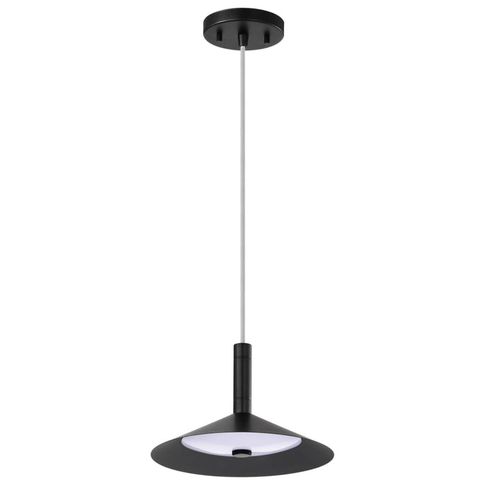 Pendant Nuvo 62-2071 Corrine - 10 Inch LED Pendant - Matte Black - 3K/4K/5K CCT Selectable Nuvo