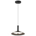 Pendant Nuvo 62-2071 Corrine - 10 Inch LED Pendant - Matte Black - 3K/4K/5K CCT Selectable Nuvo