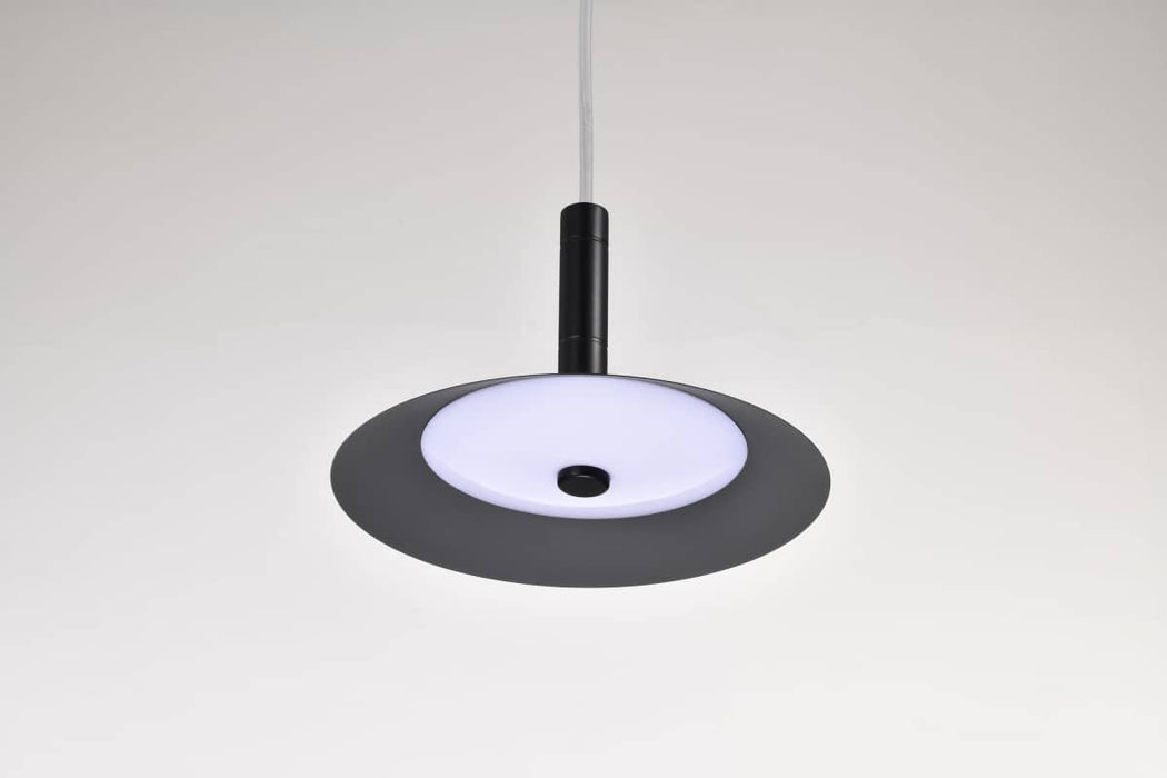 Pendant Nuvo 62-2071 Corrine - 10 Inch LED Pendant - Matte Black - 3K/4K/5K CCT Selectable Nuvo