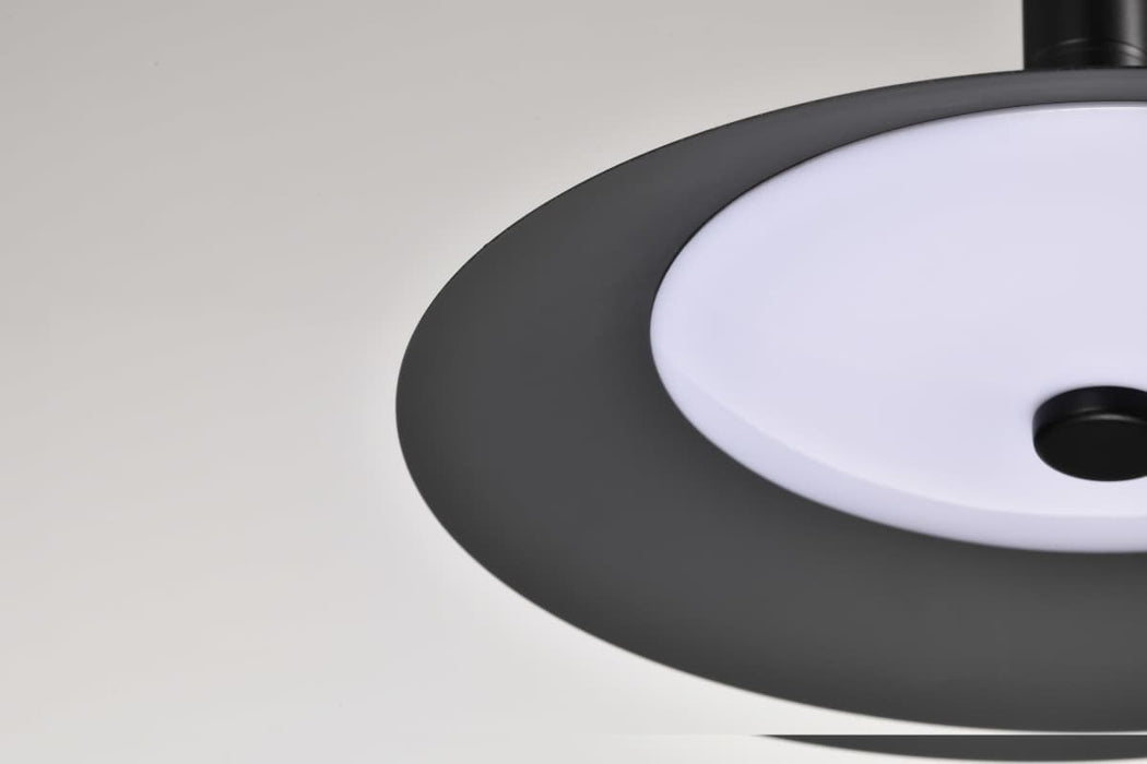 Pendant Nuvo 62-2071 Corrine - 10 Inch LED Pendant - Matte Black - 3K/4K/5K CCT Selectable Nuvo