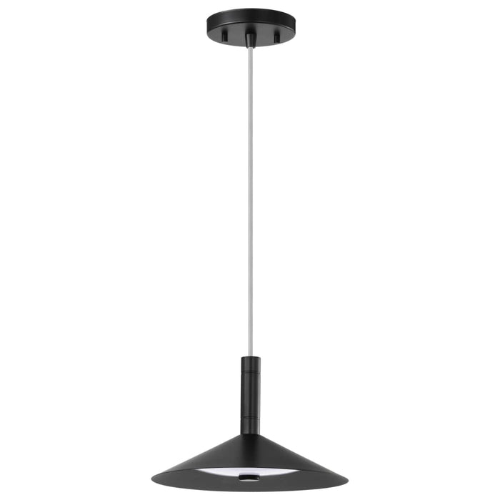 Pendant Nuvo 62-2071 Corrine - 10 Inch LED Pendant - Matte Black - 3K/4K/5K CCT Selectable Nuvo