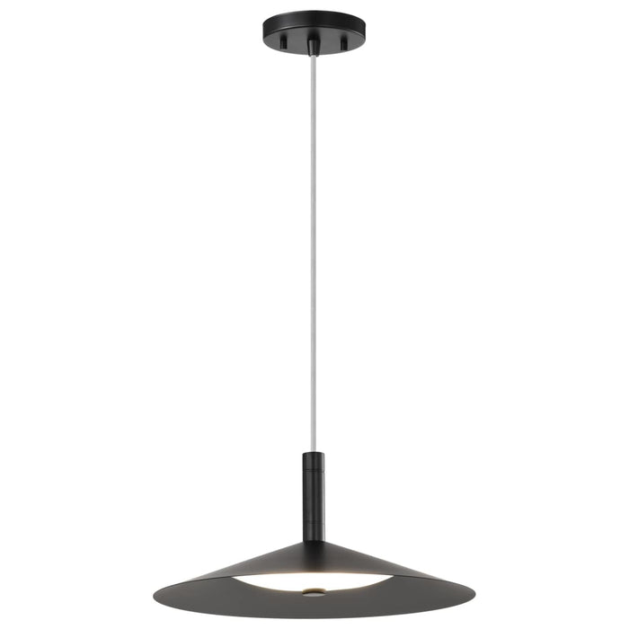 Pendant Nuvo 62-2072 Corrine - 14 Inch LED Pendant - Matte Black - 3K/4K/5K CCT Selectable Nuvo