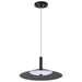 Pendant Nuvo 62-2072 Corrine - 14 Inch LED Pendant - Matte Black - 3K/4K/5K CCT Selectable Nuvo