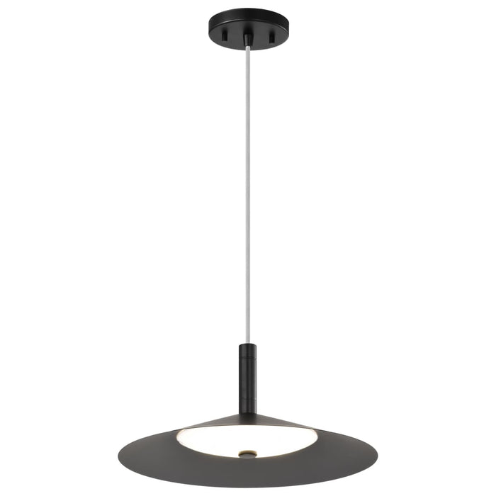 Pendant Nuvo 62-2072 Corrine - 14 Inch LED Pendant - Matte Black - 3K/4K/5K CCT Selectable Nuvo