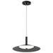 Pendant Nuvo 62-2072 Corrine - 14 Inch LED Pendant - Matte Black - 3K/4K/5K CCT Selectable Nuvo
