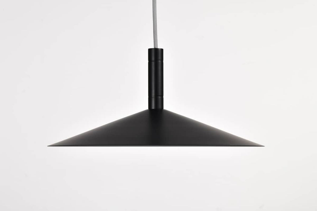 Pendant Nuvo 62-2072 Corrine - 14 Inch LED Pendant - Matte Black - 3K/4K/5K CCT Selectable Nuvo