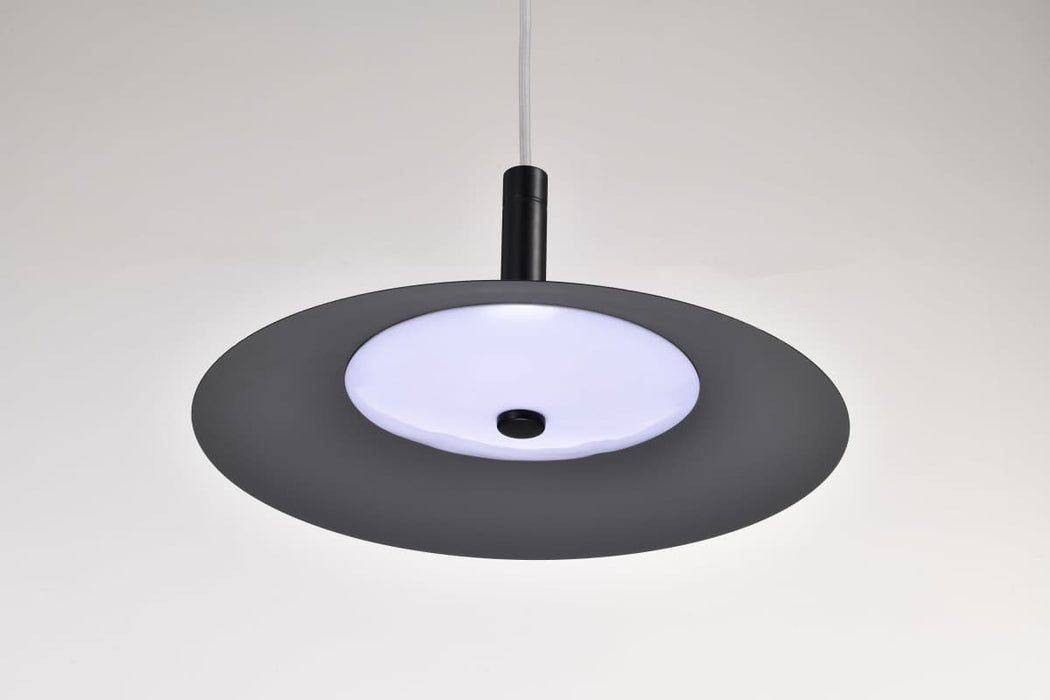 Pendant Nuvo 62-2072 Corrine - 14 Inch LED Pendant - Matte Black - 3K/4K/5K CCT Selectable Nuvo