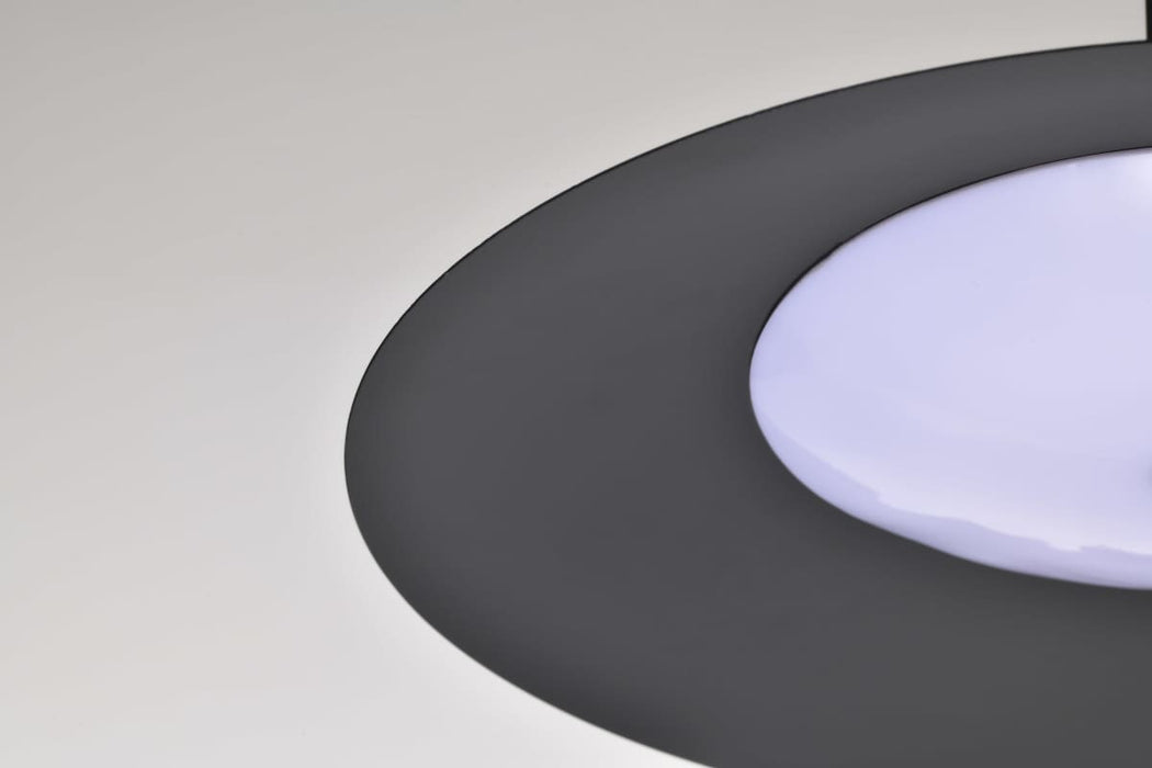 Pendant Nuvo 62-2072 Corrine - 14 Inch LED Pendant - Matte Black - 3K/4K/5K CCT Selectable Nuvo