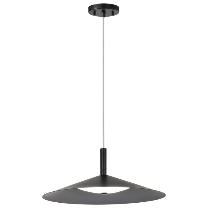 Pendant Nuvo 62-2073 Corrine - 18 Inch LED Pendant - Matte Black - 3K/4K/5K CCT Selectable Nuvo