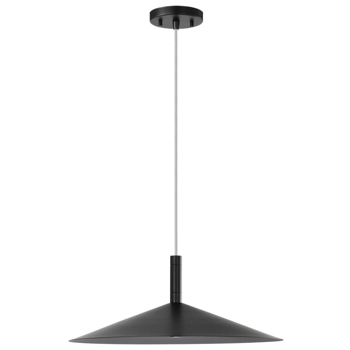 Pendant Nuvo 62-2073 Corrine - 18 Inch LED Pendant - Matte Black - 3K/4K/5K CCT Selectable Nuvo