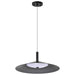 Pendant Nuvo 62-2073 Corrine - 18 Inch LED Pendant - Matte Black - 3K/4K/5K CCT Selectable Nuvo