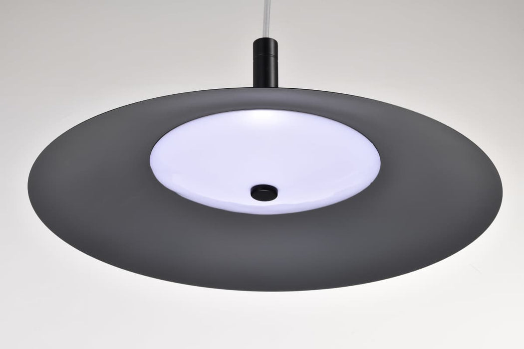 Pendant Nuvo 62-2073 Corrine - 18 Inch LED Pendant - Matte Black - 3K/4K/5K CCT Selectable Nuvo