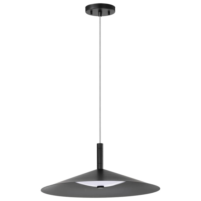 Pendant Nuvo 62-2073 Corrine - 18 Inch LED Pendant - Matte Black - 3K/4K/5K CCT Selectable Nuvo