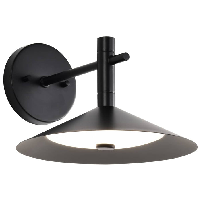Sconce Nuvo 62-2074 Corrine - 10 Inch LED Wall Sconce - Matte Black - 3K/4K/5K CCT Selectable Nuvo