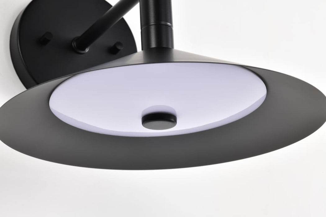 Sconce Nuvo 62-2074 Corrine - 10 Inch LED Wall Sconce - Matte Black - 3K/4K/5K CCT Selectable Nuvo