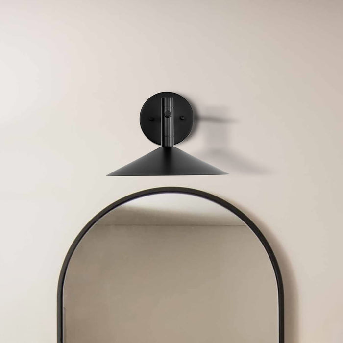 Sconce Nuvo 62-2074 Corrine - 10 Inch LED Wall Sconce - Matte Black - 3K/4K/5K CCT Selectable Nuvo