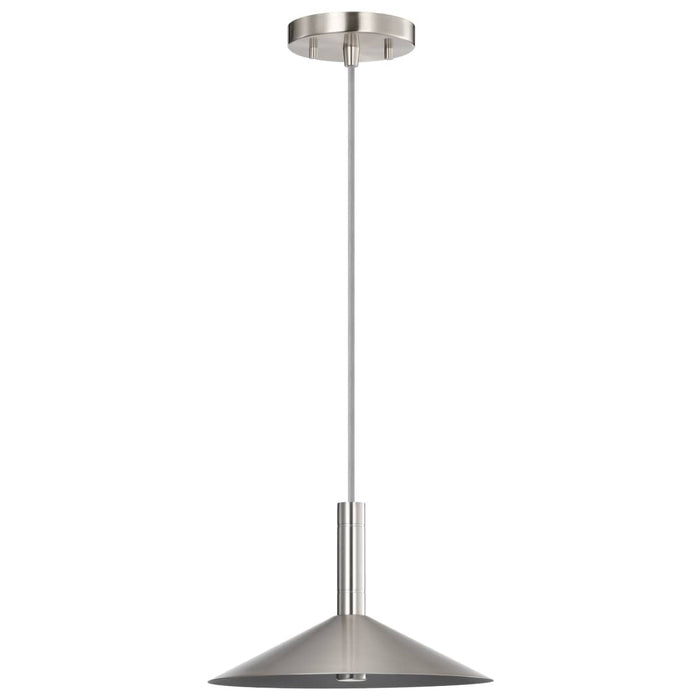 Pendant Nuvo 62-2081 Corrine - 10 Inch LED Pendant - Brushed Nickel - 3K/4K/5K CCT Selectable Nuvo