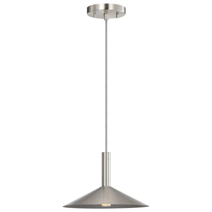 Pendant Nuvo 62-2081 Corrine - 10 Inch LED Pendant - Brushed Nickel - 3K/4K/5K CCT Selectable Nuvo