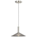 Pendant Nuvo 62-2081 Corrine - 10 Inch LED Pendant - Brushed Nickel - 3K/4K/5K CCT Selectable Nuvo