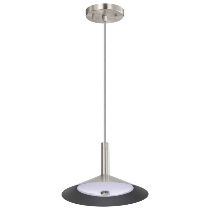 Pendant Nuvo 62-2081 Corrine - 10 Inch LED Pendant - Brushed Nickel - 3K/4K/5K CCT Selectable Nuvo